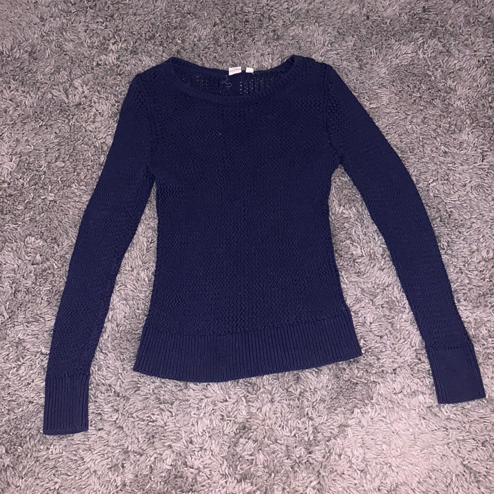Royal blue sweater. Size Women’s M